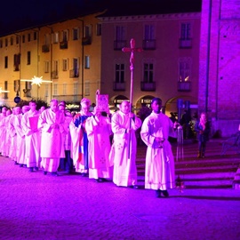 29 dicembre 2024: celebrazione dell'apertura dell'Anno Giubilare 2024 2025. la processione